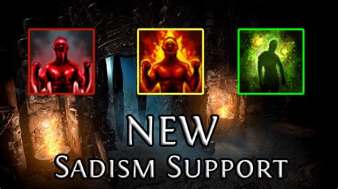 sadist poe|New Sadism Support Skill Gem .